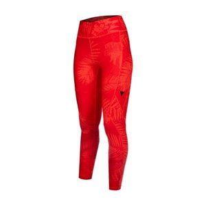 Under Armour Project Rock Printed Ankle Crop Red